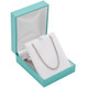 Teal Blue Pendant Box 2.62" x 1.12" x 3.12"H (AP9-TB)