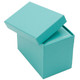Teal Blue Bracelet Watch Box 2" x 3.75" x 2.75"H (AW8-TB)