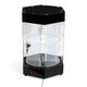 Acrylic Rotating Countertop Display Case with LED Lights