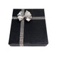 Earring and/or Pendant Box with Shiny Silver Bow Tie, Price 12pcs (DG7P-BB)