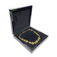 Meridian Black Wood Necklace Box 7.5" x  7.5" x 2.12"H (WKN10-BK)