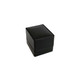 Lighted Ring Box with Sleek Black Finish and Ribboned Packer Included