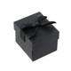 Premium Luna Silver Faux Leather Pendant / EarRing Box, 3.25" x 3.5" x 1.5"H  *Price is for 72 pcs