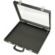 Glass Top Travel Display Case with Handle  16 1/4"x 15"x 2 1/8"H (811-1)