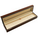 Glossy Kona Bracelet Box w/ Tan Faux Suede, 9 3/8” x 2 1/4” x 1 5/8"H  (RWB5-64)