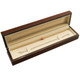 Glossy Kona Bracelet Box w/ Tan Faux Suede, 9 3/8” x 2 1/4” x 1 5/8"H  (RWB5-64)