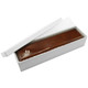 Glossy Kona Bracelet Box w/ Tan Faux Suede, 9 3/8” x 2 1/4” x 1 5/8"H  (RWB5-64)