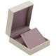 Earring Pendant Box with Paradiso and Lilac Pink Satin Finish 2.75" x 3.12" x 1.25"H