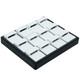 Lightweight Plastic Stackable Display Tray for Earrings and Studs