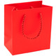 Paper Tote Gift Bag Red Color with Rope Handles - 20 Pieces per Pack - Choose a Size
