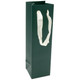  Paper Tote Gift Bag Dark Green Color with Ribbon Handles - 20 Pieces per Pack - Choose a Size