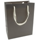 Paper Tote Gift Bag Grey Color with Ribbon Handles - 20 Pieces per Pack - Choose a Size