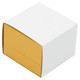 Ring Box Features a Suede Interior with Matching Butterscotch Colored Matte Exterior - 12pcs per pack