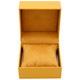 Watch Box Features a Suede Interior with Matching Butterscotch Colored Matte Exterior - 12pcs per pack