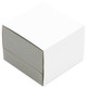 Ring Box Features a Gray Suede Interior with Matching Gray Matte Exterior - 12pcs per pack