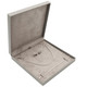 Large Combo Box Features a Gray Suede Interior with Matching Gray Matte Exterior - 12pcs per pack