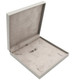 Large Combo Box Features a Gray Suede Interior with Matching Gray Matte Exterior - 12pcs per pack