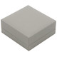 Bangle Bracelet Box Features a Gray Suede Interior with Matching Gray Matte Exterior - 12pcs per pack