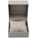 Watch Box with Pillow Features a Gray Suede Interior with Matching Gray Matte Exterior - 12pcs per pack