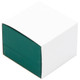 Ring Box Features an Emerald Suede Interior with Matching Green Matte Exterior - 12pcs per pack