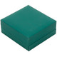 Bangle Bracelet Box Features an Emerald Green Suede Interior with Matching Green Matte Exterior - 12pcs per pack