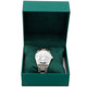 Watch Box Features an Emerald Suede Interior with Matching Green Matte Exterior - 12pcs per pack