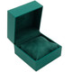 Watch Box Features an Emerald Suede Interior with Matching Green Matte Exterior - 12pcs per pack