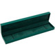Tennis Bracelet Box Features an Emerald Green Suede Interior with Matching Green Matte Exterior - 12pcs per pack