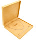 Large Necklace Earring Bracelet Combination Box Features a Butterscotch Suede Interior with Matching  Exterior - 12pcs per pack