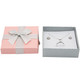 Universal Bow Tie Gift Box Features a Pink Pattered Finish and Can a Hold Pair of Earrings, Necklace, Ring, Bangle - Sold in Packs of 24 pcs