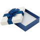 Universal Bow Tie Gift Box Features a Blue Bow Tie and Can a Hold Pair of Earrings, Necklace, Ring, and a Bangle - Sold in Packs of 24 pcs