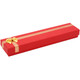 Bracelet Box with a Red Exterior and a Shiny Gold Bow-Tie - 12 Pieces Per Pack