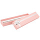 Bracelet Box with a Soft Pink Exterior and a Shiny Silver Bow-Tie - 12 Pieces Per Pack