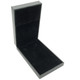  Necklace Box with LED Lights - Black Faux Leather - Soft Suede Interior  