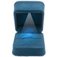 LED Lighted Ring Box with Plush Leatherette Exterior