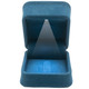 LED Lighted Ring Box with clip features a Plush Leatherette Exterior