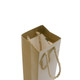 Paper Tote Gift Bag with Gold Glossy Finish and Satin Rope Handles - 20 Pieces per Pack - Choose a Size