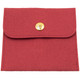 Jewelry Pouch with Snap Red Color - 10 pieces per pack