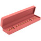 Dusty Red Rose Luxury Bracelet and Watch Box – Soft Touch Jewelry Gift Box for Bracelets and Watches - (RCB5-RD)