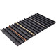 15-Slot Bracelet Display Pad Insert – Black Faux Leather Jewelry Tray Insert for Tennis Bracelets, Pens & Vape Batteries