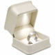 Luna Lux Pearl White LED Ring Box with Ring Clip