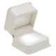 Luna Lux Pearl White LED Ring Box with Cushioned Insert