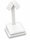 White Faux Leather Single-Pair Earring Display Stand (F35-22-W)