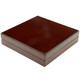 Glossy Kona Wood Necklace Box with Beige Velvet Interior - WN10-64