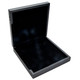 Glossy Blackwood Necklace Box with Black Velvet Interior - WN10-BK