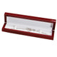 Veneer Premium  Rosewood Bracelet Box w/ Faux Leather Interior, 8 3/4” x 2 1/8” x 1 1/8”  (WB5-RW)