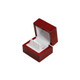 Veneer Premium  Rosewood Earring Box w/ Faux Leather Interior, 2 1/4” x 2” x 1 3/4”  (WE3-RW)