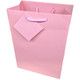 Matte Finish Pink Tote Gift Bags,(Choose from various sizes),Price for 20 Pieces