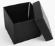 Lighted Ring Box with Black Faux Leather Finish