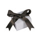 Steel Grey Ring Box with Ribbon 2.5" x 2.25" x 1.5"H (PLR3-P22) *Price for 12pcs*